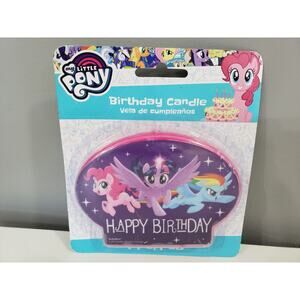 MY LITTLE PONY Friendship Birthday Party supplies large CAKE CANDLE‎ 1 molded